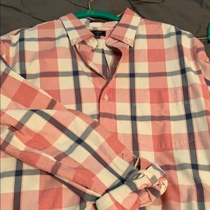 J. Crew slim spring plaid